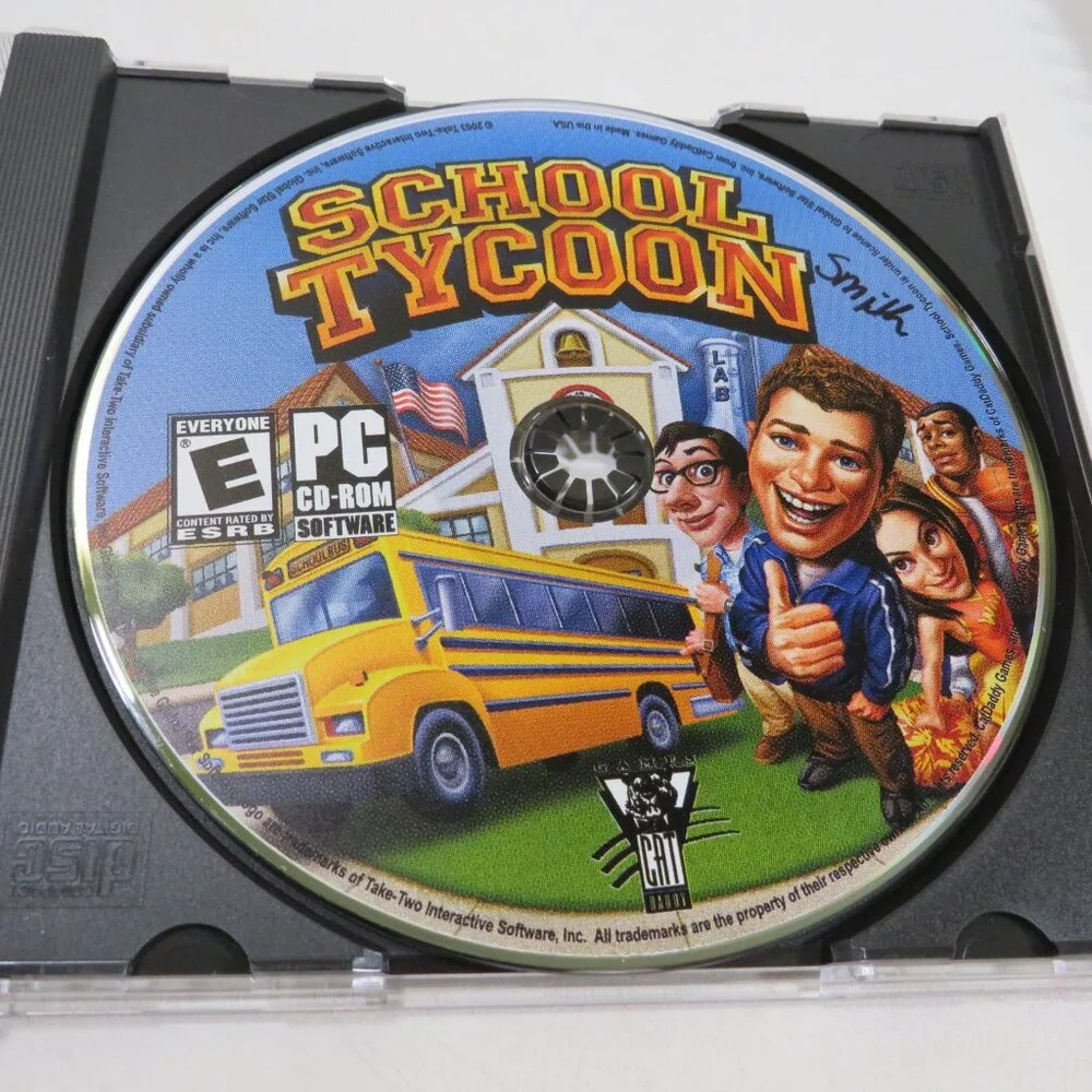 School Tycoon Computer Game OUT OF DATE SOFTWARE